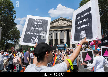 Paris, France - Group Aids Activists, Act Up Action Against Sex Club the  Sexodrome, in Pigalle, to Protest Lack of Safe Sex Materials. 1990's LGBT  Demonstration, activist protest Stock Photo - Alamy