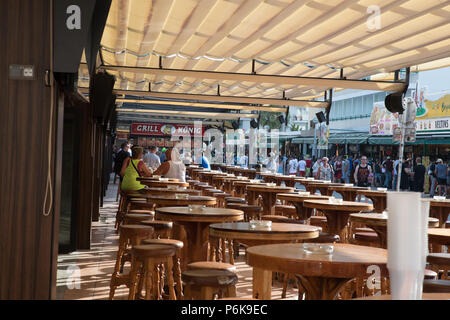 Beer house, Mallorca tourism, El Arenal, famouse German touristic place, scene Stock Photo