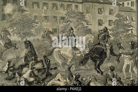 The Assassination Attempt On King Louis Philippe I Of France, Boulevard Du  Temple, Paris, France In 1835, By Giuseppe Mario Fieschi. From Nuestro  Siglo, Published 1883. PosterPrint - Item # VARDPI2334098 - Posterazzi
