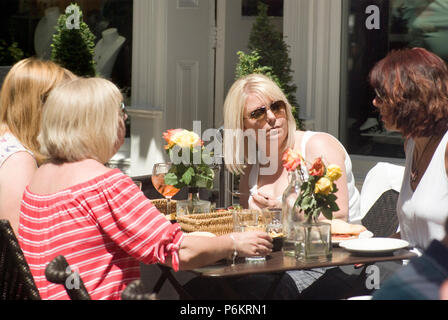 Friends having Lunch Stock Photo