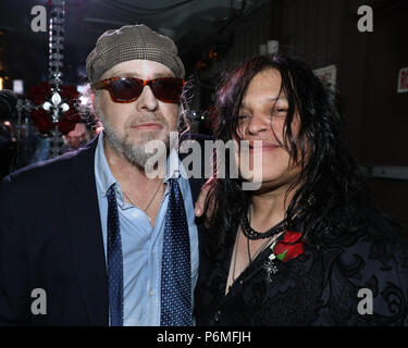 Hollywood, California, USA. 30th June, 2018. Leif Garrett and Joey Durant at  'Rock & Roll Drummer Joey Durant's Wedding Celebration' at the Rainbow in Hollywood, California. Credit: Sheri Determan/Alamy Live News Stock Photo