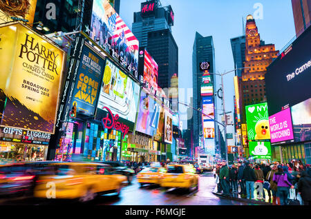 New York Times Square Lights Manhattan New York City
