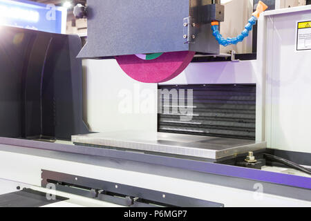 high precision horizontal grinding CNC machine;side view Stock Photo