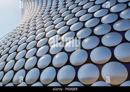 Birmingham, UK: June 29, 2018: Selfridges is one of Birmingham city's most distinctive and iconic landmarks and part of the Bullring Shopping Centre. Stock Photo