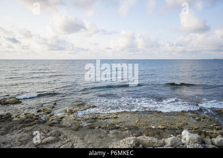 Black sea in ancient Greek polis Chersonese Stock Photo