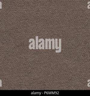 Awesome fabric background in new brown tone. Seamless square texture, tile ready. Stock Photo