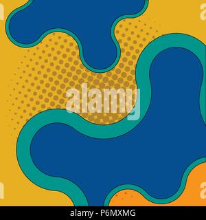 Stylish abstract backdrop design. Minimalistic graphic element with halftone effect. Stock Vector