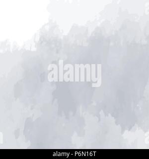 grey watercolor cloudscape background pattern, vector illustration Stock Vector