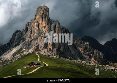 Passo di Giau, Veneto, Dolomites, Italy, Europe Stock Photo