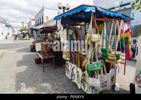 Vendors stalls on the streets near Parque José Martí, Cienfuegos, Cuba Stock Photo