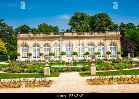 The Orangery within Parc de Bagatelle in Paris, France Stock Photo