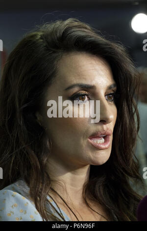 Penelope Cruz and various celebrities attend a fundraiser event for Spanish NGO Proactiva Open Arms working to rescue sea migrants  Featuring: Penelope Cruz Where: Madrid, Spain When: 31 May 2018 Credit: Oscar Gonzalez/WENN.com Stock Photo