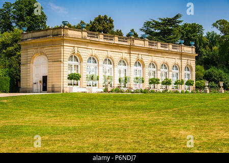 The Orangery within Parc de Bagatelle in Paris, France Stock Photo