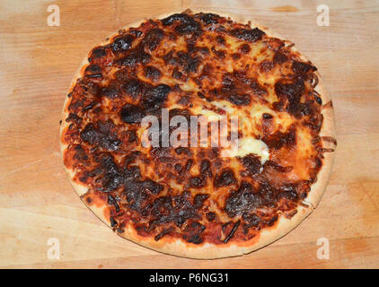 burnt Pizza Stock Photo