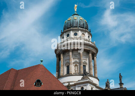 Berlin, Germany - june 2018: The French Dome at Gendarmenmarkt  at historic square  in Berlin, Germany Stock Photo