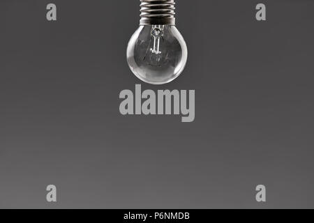 Glow-lamp on isolated background Stock Photo
