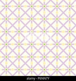 Purple asterisk or crossed line and circle and triangle seamless pattern. Abstract and classic pattern style for design Stock Vector