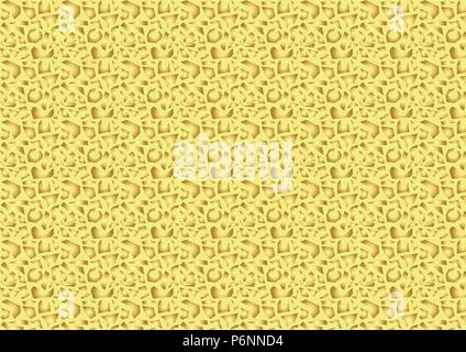 Gold polygon pattern in abstract style for modern or classic design. Stock Vector
