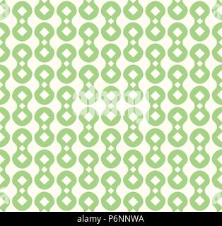 Green sweet dumbbell pattern on pastel background. Vintage and cute seamless pattern style for  modern or abstract design Stock Vector