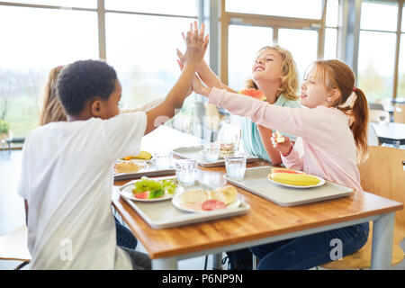 Group of Kids in the Canteen of the Elementary School Stock Image - Image  of african, groceries: 120283225