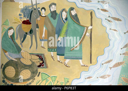 Jewish Museum of Switzerland. Basel.  The Exodus from Egypt. Passover. Stock Photo