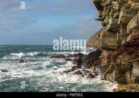 Cap de la Chevre, Crozon peninsula, France. Stock Photo