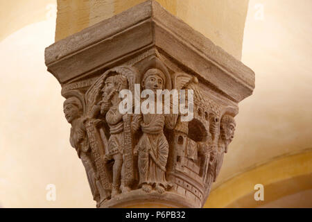 Notre-Dame du Port basilica, Clermont-Ferrand, Auvergne. France. Zacharia capital. Stock Photo