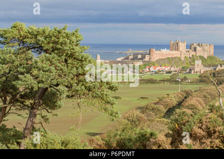 Bamburgh Castle, Northumberland, North East England, UK Stock Photo