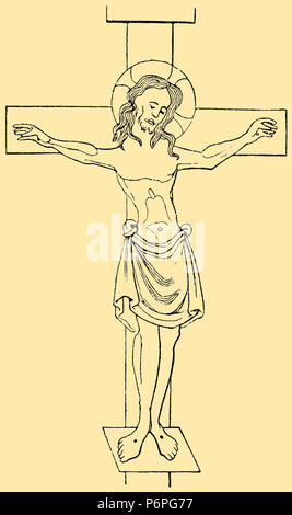 Crucified Christ, early 15th century, Stock Photo