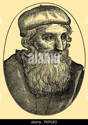 John Wycliffe, Doctor evangelicus, 1330 - 1384, an English church Stock ...