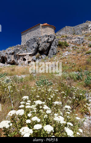 Timios Stavros Church, Castle of Chora, Kalymnos or Kalimnos, Dodecanese Islands, Greece. Stock Photo