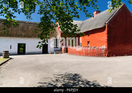 Kennixton Farmhouse originally from the Gower Peninsula,St Fagans National Museum of History/Amgueddfa Werin Cymru, Cardiff, South Wales, UK. Stock Photo