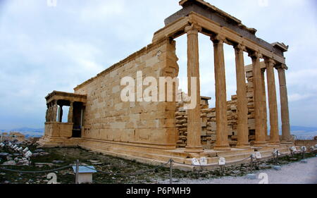 Acropolis Partheon. Greek temple. Acropolis - Atena Grecia Stock Photo