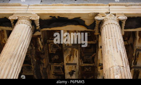 Acropolis Partheon. Greek temple. Acropolis - Atena Grecia Stock Photo