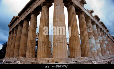 Acropolis Partheon. Greek temple. Acropolis - Atena Grecia Stock Photo