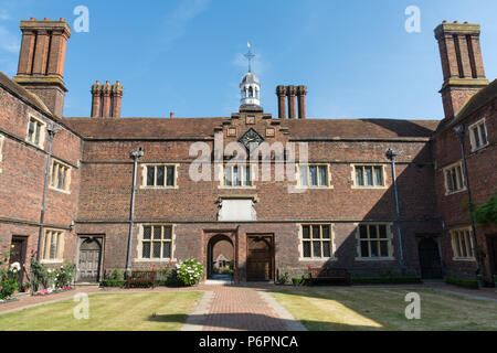 Abbot's Hospital, also called the Hospital of the Blessed Trinity, a grade 1 listed Jacobean building and charity in Guildford, Surrey, UK Stock Photo