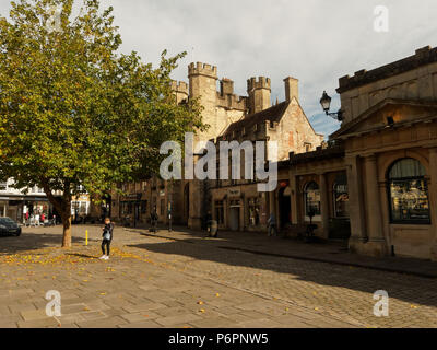 Somerset tourist attractions Uk Somerset Weston super Mare. Wells Cathedral city. Stock Photo