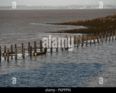 Somerset tourist attractions Uk Somerset Weston super Mare. Wells Cathedral city. Stock Photo