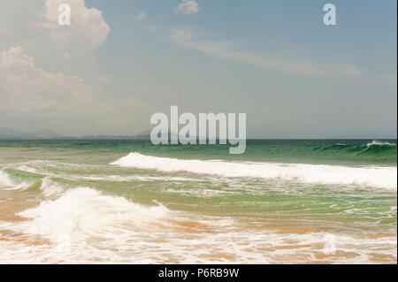 The jade waters of Haitang Bay, Sanya, Hainan, China Stock Photo