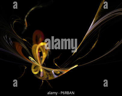 Abstract fractal futuristic background. Dramatic and ideal scifi etc Stock Photo