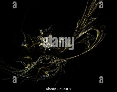 Abstract fractal futuristic background. Dramatic and ideal scifi etc Stock Photo