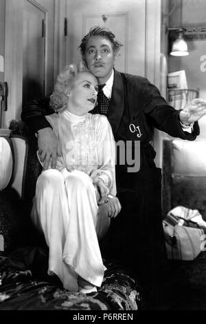 Twentieth Century  Year : 1934 USA Director : Howard Hawks Carole Lombard, John Barrymore Stock Photo