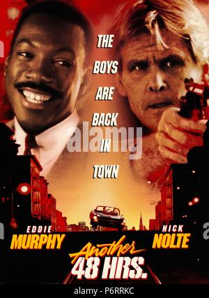 Another 48 Hrs / Another 48 hours Year : 1990 USA Director : Walter Hill Eddie Murphy, Nick Nolte Poster (USA)  Paramount Pictures Stock Photo