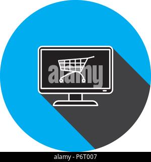 e-commerse icon vector template Stock Vector