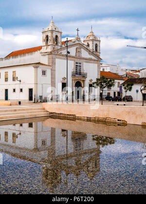 Catholic church Igreja de Santa Maria, Lagos, Portugal Stock Photo