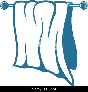 Simple Kitchen towel  Stock Vector