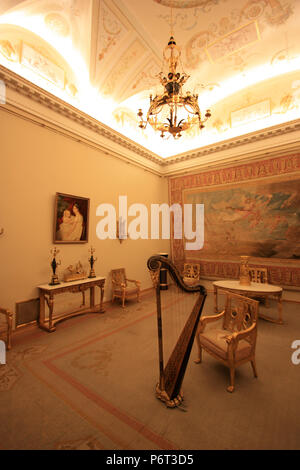 Rossi Room at the State Hermitage Museum in St. Petersburg, Russia Stock Photo