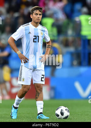 NIZHNIY NOVGOROD, RUSSIA - JUNE 21: Paulo Dybala of Argentina