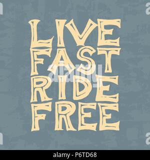 Rider or biker club template. Vintage custom emblem, label badge for t shirt. Monochrome retro style. Classic sport motorbike with racing gasoline. Hand drawn engraved sketch Stock Vector