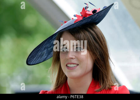 Royal Ascot, Portrait of HRH Princess Eugenie Stock Photo